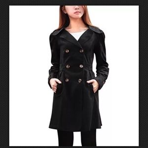 Allegra K Women's Belted Trench Jacket Size XS / 2